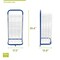 25-Shelf Mobile/Wall Mountable Art Drying Rack for Art Studios & Classrooms, 14.5" D x 17.5" W x 38" H, White